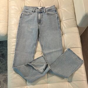 H&M Straight Leg Jeans with split hem